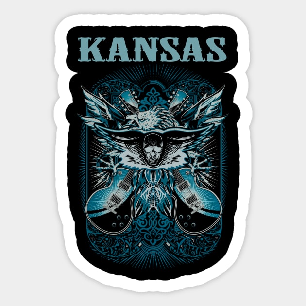 KANSAS BAND Sticker by Pastel Dream Nostalgia